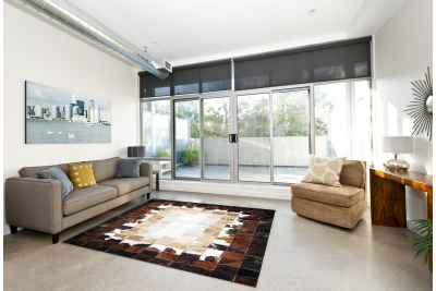 Coliseum cowhide rug